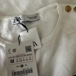 ZARA NWT  WOMEN'S STRIPED KNIT MINI DRESS WHITE /NAVY SIZE M 3859/035 Photo 8