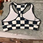 Checkered Black and White Sports Bra Size undefined Photo 1