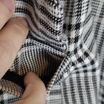 Evereve  BLACK WHITE MIXED PLAIDS PREPPY ACADEMIA CORPCORE WOMENS BLAZER SMALL Photo 8