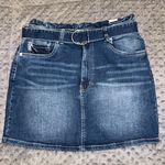 Urban Basics U2B medium mini denim skirt with belt and pockets not lined Blue Size undefined Photo 0