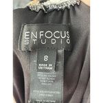 Enfocus Studio En Focus Size 8 Woman's‎ Black Multicolor print Dress Photo 2
