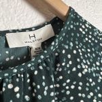 H by Halston Green Scattered Dots Print Long Sleeve A-Line Dress Size M NWT Photo 7