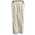 Hollister  Adjustable-rise pull-on baggy Linen Blend Cream pants Small #761 Photo 7