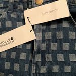 Molly Bracken Denim Printed Mini Skirt Photo 6