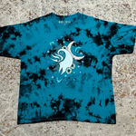 Boxlunch Disney The Nightmare Before Christmas Zero Crescent Moon Tie-Dye T-Shirt XL Photo 0