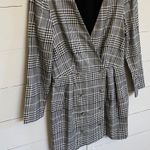 ZARA TRF Gray Double Breasted Plaid Collection - M EUC Photo 8