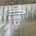  Jeans Womens 25 Straight Leg Distressed Light Wash Weworewhat Photo 4