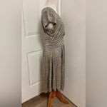 Anthropologie Maeve Tamara Silver Wrap Dress Photo 3