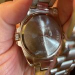 NY&Co New York and Company Y2K Oversized Bling Watch Stainless Steel Running Silver Photo 2