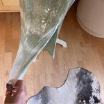 CAROLINE CONSTAS NWT Mint Green Ombre Sequin V Photo 5