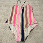 Xhilaration Multi-colored print with stripes • One-piece swimsuit in size M • Photo 2