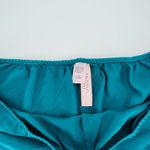 Victoria's Secret  Women's Green Satin Sleep Shorts/Boxers with Lace - Size L NWT Photo 3