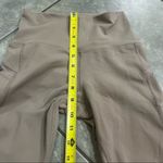 Alo Yoga Block Mesh Stripe Side Detail High Waist Leggings Beige Sz XS Outdoor Photo 10