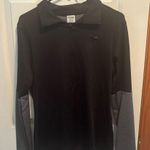 PINK - Victoria's Secret  Black and Gray Long Sleeve Shirt Photo 0