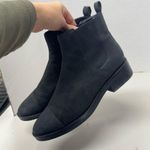 Cole Haan Black Suede Leather Ankle Boots Women’s 9.5 Classic Booties Fall Flats Photo 5