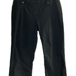 Westbound Petites Women’s Black Capri Pants Size 8 P Inseam 17.5” Photo 0