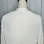 Old Navy  Cardigan Sweater Ivory Ribbed Cable Knit Button Up Women’s Sz XS Photo 8
