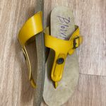 Malibu Yellow Sandals with Buckle Size 7.5 Photo 1