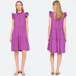 Sea New York Tabitha Tunic Poplin Dress Grape Purple Size 4 Photo 1