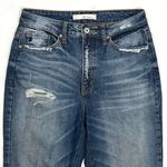 KanCan USA KanCan Distressed High Rise Crop Mom Jeans  Photo 2