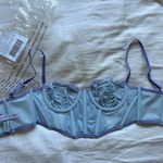 Out From Under  Modern Love Ribcage Corset Baby Blue NWT Photo 4