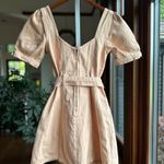 ASOS denim preloved peach dress. Photo 4