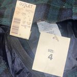 NWT VTG DEADSTOCK SAVANNAH Black Watch Plaid Wool Pleated Trousers 4 Photo 13