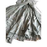 Lulus  Mint Green Lace Tiered Maxi Dress With Spaghetti Straps Side Slit SZ S NWT Photo 12