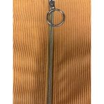 Cider Women's Corduroy Zipper Front Mini Skirt Ginger Plus Size 1XL Retro Photo 5