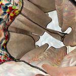 Material Girl Romper Scuba Floral Print dress Photo 9