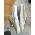 Louise et Cie  Branlin Beige Tan & Pink Straw Floral Slip On Sneaker Photo 3