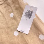 Old Navy Imperfect NWT Linen blend mini skirt white polka dot tan skirt large  Photo 11