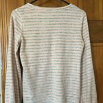 a.n.a Pink and Grey Striped Cozy Long sleeve Photo 2