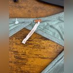 Free People  Size XS Boho Embroidered Mini Dress Misty Green Emma V-Neck Photo 2