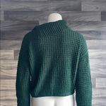 belle du jour NWOT  Forest Green Cowl Neck Sweater Photo 6