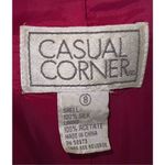 Vtg Women’s 100% Silk Hot Pink Blazer Shoulder Pads 8 Pink Photo 7