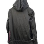 Danskin Now Semi fitted Black Hoodie with Pink Accents Size large New Photo 4