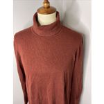 Peruvian Connection  Red Knit Longsleeve Turtleneck Tunic Medium M Photo 5