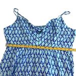 Vineyard Vines Lattice Print Tie Front Maxi Dress in Crystal Blue Photo 12