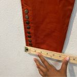 Soft Surroundings Orange Metro Denim Pull On Snap Ankle Jeggings Leggings Size S Photo 8