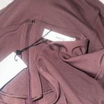 Mango NWT MNG  Cut-out dress Long Sleeve Stretch SZ-8 Chocolate Brown Photo 4