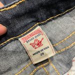 True Religion Bootcut Jeans light Distressed medium Wash western Cowgirl wide Flare leg vintage y2k riding moto biker Photo 3