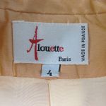 1970s Alouette Vintage Tweed Blazer Jacket Peach Pink Tweed Rainbow Small 4 Photo 3