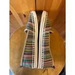 Rocket Dog  Womens Multi Colorrd Striped Slip On Shoes Size 8.5 Photo 5