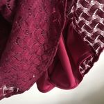 Kimchi Blue Urban Outfitters Kimchi Blue A-line halter top raspberry mini dress red Photo 5