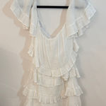 DO+BE  White Ruffle Dress Photo 0