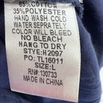 Umgee  lace patchwork navy lightweight knee length dress large casual wedding Photo 5