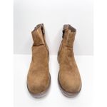 Seven7  Booties Womens Size 6 Tan Bestie Zip Up Block Heel Round‎ Toe Boots Photo 2