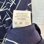 Loyal Hana Cybelle Tunic Blouse Nursing Breastfeeding Tunic Geometric Navy Blue Size L Photo 9