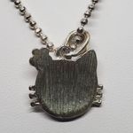 Sterling Silver Necklace with Cat Pendant Silver Photo 2
